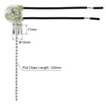 thumbnail image 4 of Pull Chain Switch On-Off ZE-109 for Ceiling Fan Lamp Light Clear Silver 3Pack, 4 of 6