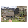 thumbnail image 3 of 4MP 4G Solar Security Camera Wireless Outdoor WiFi Human/Animal Detection 2-Way Talk IP66 Waterproof Wildlife Camera(A), 3 of 8