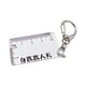 thumbnail image 1 of Lindo llavero bolso encantos Decoartions colgante langosta hebilla regla en forma de llavero Blanco Zulema lindo llavero, 1 of 8