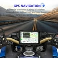 thumbnail image 4 of Motorcycle 5 Inch Bluetooth Portable Screen GPS Navigation IP67 Waterproof Wireless Carplay Android Auto MP5 Player, 4 of 5