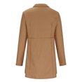 thumbnail image 5 of Chbgutlmr Womens Trench Coat Mid-Length Coats Open Front Cardigan Casual Tweed Jackets Fleece Winter Clothes, 5 of 6