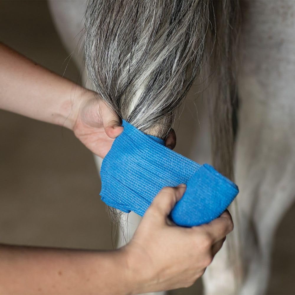 Dura-Tech Vet Flex Bandage First Aid Wrap | Pack of 18 Rolls | Color Green