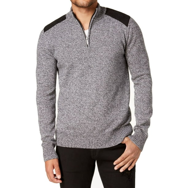 Download Sean John - Gray Mens Large 1/2 Zip Mock-Neck Pullover ...