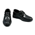 thumbnail image 1 of Tholdsy Zapatos de cuero a escala 1/6, adorno de cuerpo realista, accesorio de calzado, simulación DIY, de acción negra, decoraciones Kits de construcción modelo, 1 of 6