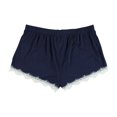 thumbnail image 2 of P.J. Salvage Womens Lace Design Pajama Shorts, Blue, Medium, 2 of 2