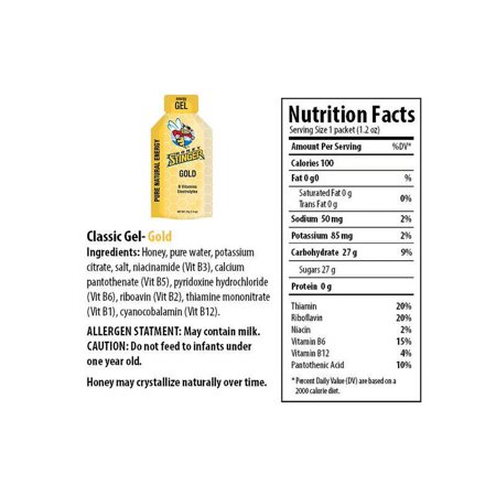 Honey Stinger Honey Stinger Energy Gels, 1 ea