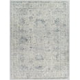 thumbnail image 2 of Hauteloom Nimat Machine Washable Damask Area Rug for Living Room, Bedroom, Dining Room - Farmhouse Traditional Floral Carpet - Beige, Gray, Slate Blue - 5'3" x 7', 2 of 10