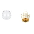 thumbnail image 1 of Soporte Giratorio Transparente Para Secar Tazas De Pecera, Adorno Transparente Para El Hogar, Organizador De Mesa Para Pecera, Florero, Escurridor Giratorio De 360 ​​grados Para Dormitorio,, 1 of 8