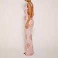thumbnail image 3 of Vestido de tubo de señora para mujer vestido sin espalda con tirantes finos vestido largo informal elegante FLhrweasw Nuevo, 3 of 9