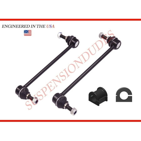 4Pc Front Sway Bar Links + Front Bushings For Toyota Matrix 2003-2013