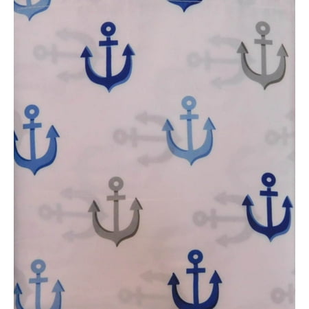 - Pillowfort Sheet Set Blue Anchors Full Bed Size Sheets Nautical Bedding