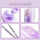 thumbnail image 4 of Kawaii Water Bottle Cute Square Water Bottles With Straw,portable Travel Water Cup With Adjustable Strap With Random Sticker For Office School Gifts, 4 of 5