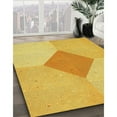thumbnail image 2 of Ahgly Company Indoor Round Patterned Banana Yellow Area Rugs, 8' Round, 2 of 6