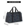 thumbnail image 3 of Disketp Golden Peonies Bolsa de Viaje Tipo Duffle, Bolso de Mano para Fin de Semana para Mujer, Bolsa de Gimnasio Ligera para Hombre, Esencial para Viajes, 3 of 7