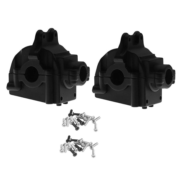 de cubierta de de cambios inferior del coche con kits de engranajes es para 144001 1:14 Accesorio de - n Caja de cambios negra Hugo Cubierta de la caja de engranajes del automóvil RC