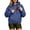Navy, variant on Trendfront Womens Snack Pocket Hoodies Long Sleeve Kangaroo Pocket Funny Food Design Casual Cozy Fall Pullover Sweatshirts