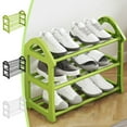 thumbnail image 1 of Organizador de Zapatero de 3 Niveles Estante de Almacenamiento de Plástico | Organizador de Zapatos para Entrada, Dormitorio, Armario para Hombres, Mujeres y Niños | Acabado Resistente en Negro o, 1 of 6