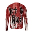 thumbnail image 5 of Virmaxy Haut à Manches Longues Imprimé Halloween pour Hommes 2024 Col Rond Multicolore-17 L, 5 of 5