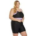 thumbnail image 5 of Sporti Plus Size Unitard Colorblock One Piece Swimsuit (Women's Plus), 5 of 8
