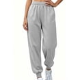 thumbnail image 2 of Joggers for Women Plus Size Casual Sweatpants Lightweight Pullover Elastic Waist Track Pants Comfy Loose Lounge Trousers with Pockets, 2 of 5