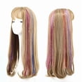 thumbnail image 2 of Extensiones De Cabello 36 extensiones de cabello con lentejuelas de colores para fiestas, festivales de música y cosplay. JASKFLY, 2 of 5