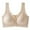 Beige, variant on LYEAA Under Outfit Bras for Women Wireless Push Up Bras Front Closure Wide Strap Bras No Wire Seamless Lift Shape Bralette Soild Breathable Soft Bras Comfortable Everyday Bras T-Shirt Bras Beige