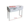 thumbnail image 4 of Room Designs Console Table White Modern Rectangle, 4 of 8