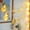 Leaves, variant on Vintage Lampshade Geometric Lights, 3.3M/10ft 20LED Gold Metal Lantern Polygonal Battery Operated Fairy String Lights for Home Bedroom Garden Wedding Party Decoration