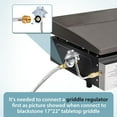 thumbnail image 2 of SHINESTAR 5ft Propane Hose Adapter - 1lb To 20lb Tank Converter For Buddy Heaters, Grills & Griddles 2 of 14