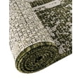 thumbnail image 6 of Unique Loom Anthro Outdoor Bohemian Rug 6' 0 x 6' 0 Round Green, 6 of 6