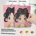thumbnail image 5 of Princess Craft Kit Makeup, 2025 New Painting & Princess Book Makeup Craft Kits Foil Art Books, Craft DIY Makeups DIY, Kids Makeups Sets for Girls 5-8 (1pcs), 5 of 7