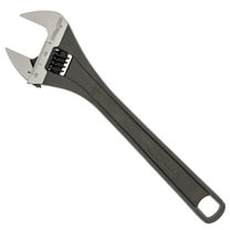 CHANNELLOCK 12-inch Adjustable Wrench, Black Phosphate / Oxide Finish, Precise 1.5-inch Wide Mouth Jaw Capacity (812NW)