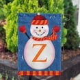 thumbnail image 3 of America Forever Winter Monogram Letter Z Garden Flag, Snowman Garden D‚cor, Vertical Double Sided 12.5 x 18 inches Merry Christmas Snowflake Winter Holiday Seasonal Flags for Outdoor Decoration, 3 of 3