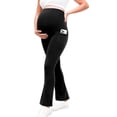 thumbnail image 6 of Womens Yoga Pants Maternity Stretchy High Waisted Flared Bootcut Leggings with Side Pockets Women's Yoga Leggings Black L, 6 of 7