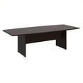 thumbnail image 1 of Pemberly Row Boat Shaped Conference Table with Wood Base in Mocha Cherry, 1 of 7