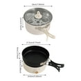 thumbnail image 4 of Portable Electric Hot Pot with 8-Level Temperature Control, Multi-Function Frying & Soup Pot for Steaming, Boiling, Frying, & Stir-Frying, Compact Design for 1-2 People, 4 of 14