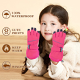 thumbnail image 5 of Guantes de invierno para niños, niñas, niños, nieve, esquí, guantes impermeables para adolescentes, forro polar Zhivalor CPB-US-XD360-1, 5 of 5