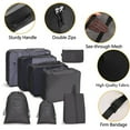 thumbnail image 3 of Packing Cubes Luggage Packing Organizers for Travel Accessories, 3 of 5