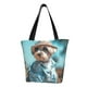thumbnail image 1 of Balery Stylish Dog in Denim Outfit Bolsa de Hombro con Diseño, Bolsa Grande y Duradera, Bolsa Versátil para Compras, 1 of 6