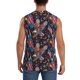 thumbnail image 4 of Fotbe United States Of America Men's Camiseta sin Mangas Estampada para Hombres, Playera Casual para Gimnasio, Entrenamiento, Playa-Large, 4 of 7