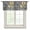 Gray, variant on You Are My Sunshine Sheer Curtains Valances for Windows Yellow Sunflowers Cute Bees Heart Black Chiffon Kitchen Valances for Cafe, Voile Window Treatments Curtains for Living Room Bedroom, 42"x12"