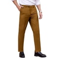 thumbnail image 4 of COOFANDY Men's Classic Fit Dress Pants Flat Front Straight Formal Pants Wrinkle Free Expandable Waist Suit Pants, 4 of 6