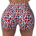 thumbnail image 2 of Disketp Ladybugs for Scrunch Butt Workout Shorts Women Seamless Soft Smooth Gym Yoga Scrunch Active Shorts-Large, 2 of 8