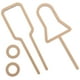 thumbnail image 5 of FELTECHELECTR 1 juego de letreros decorativos para baño, con letrero acrílico para inodoro y letrero de pared para baño, letreros para puerta e identificación de inodoro., 5 of 7