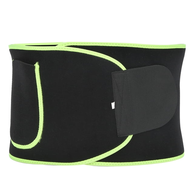 Envoltura elástica para la espalda Jadeshay Cinturón deportivo para correr Negro y verde
