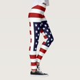 thumbnail image 3 of Gibobby Leggings Afelpados Mujer Día la Independencia para las mujeres 4 julio Leggings Pantalones para yoga Correr Pilates Gimnasio Pantalones yoga Medias Compresión Yoga Correr Fitness（Negro， XXL), 3 of 5