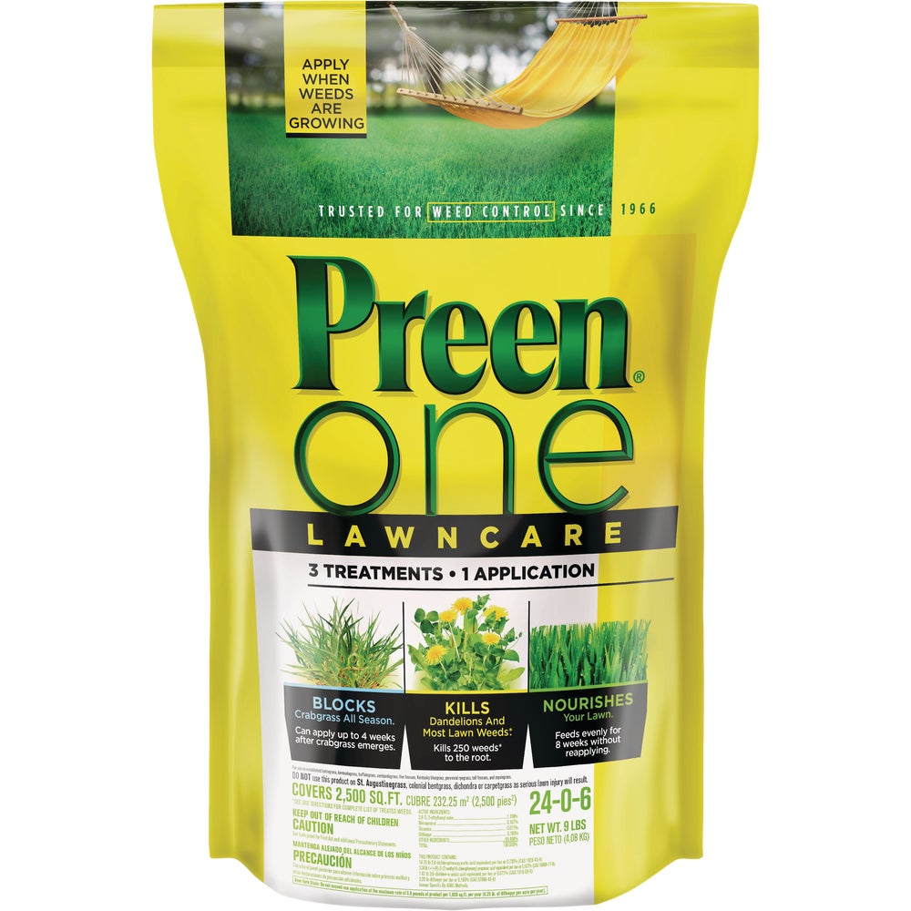 PreenPreen One Lawn Care 9 Lb. Ready To Use Granules Weed Killer with