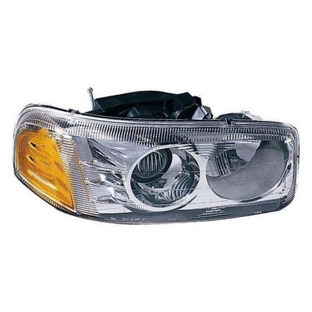 2006 Headlight Covers - Go-Parts » 2000 - 2006 GMC Yukon Front Headlight Headlamp Assembly Front Housing / Lens / Cover - Right (Passenger) Side - (Denali) 15218078 GM2503214 Replacement For GMC Yukon