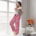 thumbnail image 5 of Saiise Cute Strawberry Womens Pajama Pants Stretch Comfy Lounge Pants Drawstring Sleep Bottoms with Pockets-X-Large, 5 of 6