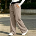 thumbnail image 6 of NAISIBABY Girls Sweatpants, Elastic Waist with Pockets Casual Comfortable Pants Brown Size 15, 6 of 7